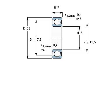 608 bearing specs