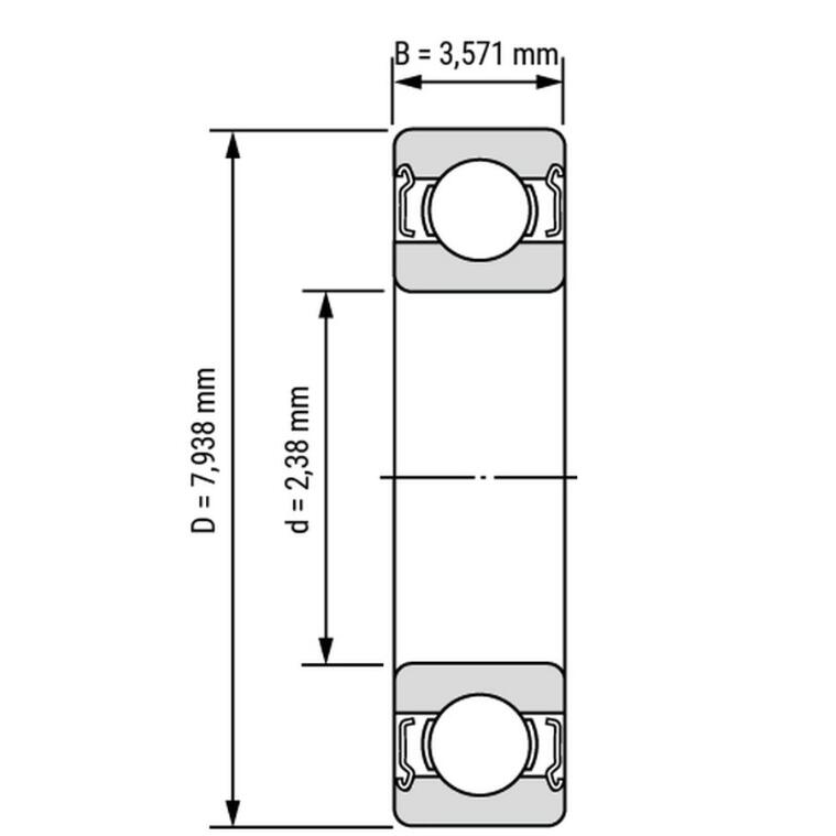 SS-R1-5-ZZ bearing 