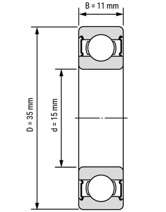 6202 bearing dimension 