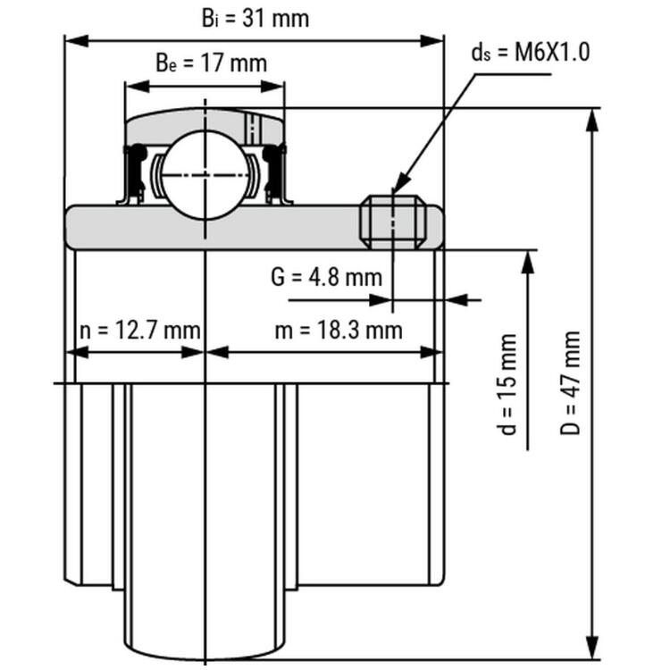 UC202 BEARING DIMENSION 