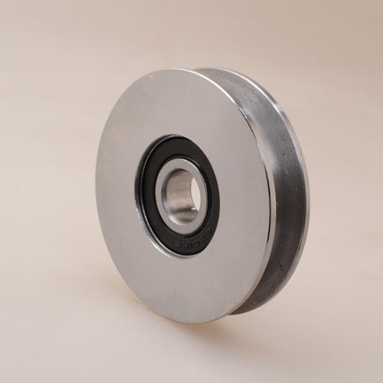 Steel Pulley Wheel With Bearings